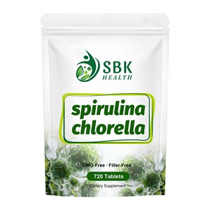 Produit phare du marché : Comprimés de spiruline et de chlorelle avec protéines et magnésium, favorisent la digestion et la détoxification, comprimés de vitamine A - Product Image 1