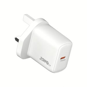 Adaptador de Corriente de 20W con Soporte de Protocolo Completo, Cargador de Pared USB C con Enchufe EU, US, UK, Carga Rápida QC3.0, con Caja - Product Image 2