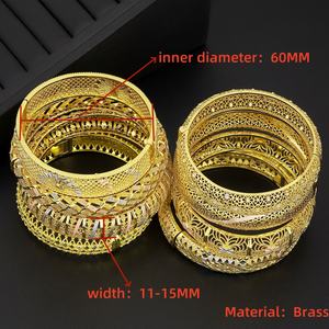 Pulseras de Moda al por Mayor JXX, Brazaletes de Oro, Joyería para Mujer, Joyería de Dubái, Pulseras de Oro - Product Image 2