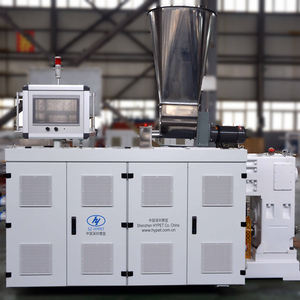 चीन की आपूर्ति लोकप्रिय HYPET ZS55/120 SJ55/120 ब्लॉक प्रकार शांकव दो स्क्रू extruder डबल पेंच बाहर निकालना मशीन - Product Image 2