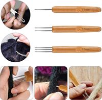 Crochet pour cheveux Outil de verrouillage Crochet Crochet pour cheveux Aiguilles pour cheveux Dreadlock Accessoires pour cheveux