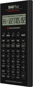 Calculadora Texas BA II Plus Profesional Negra de Plástico Mediana con Batería de 12 Dígitos, Calendario Integrado, para Negocios y Finanzas - Product Image 4