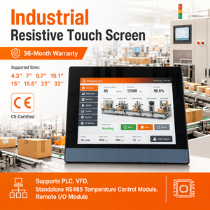 Écran tactile résistif programmable de 7 pouces, avec cadre ouvert, modbus rtu rs232, plc - Product Image 1