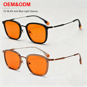Sunray Atacado Mais Novo Laranja Lentes 97% 98% 100% Anti Luz Azul Óculos Quadros Mulheres Homens Óculos de Leitura - Product Image 1