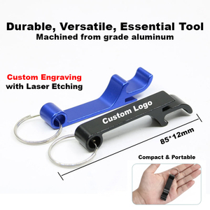 Décapsuleur de bouteille personnalisé en métal, décapsuleur de bar en aluminium, <span class=keywords><strong>porte</strong></span>-clés - Product Image 4