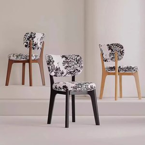 Silla de Comedor de Madera Maciza para Hogar, Hotel, Restaurante, Apartamento, Diseño Moderno Minimalista, Muebles Casuales para Sala de Estar - Product Image 3