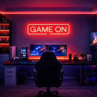 Enseigne néon LED personnalisée avec nom, en acrylique, impression UV 3D flexible pour chambre, bar, boutique, devanture de magasin, restaurant, pour vendeurs Etsy