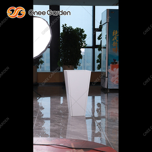 Maceta Cuadrada de Acero Galvanizado de Estilo Americano Tradicional para Exteriores, para Jardín, Centro Comercial o Decoración - Product Image 4