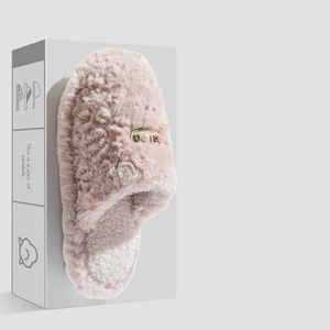 Pantuflas de Algodón Nuevas para Otoño/Invierno, Antideslizantes para Interiores, con Suela Suave, Térmicas y Afelpadas, para Parejas - Product Image 2