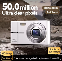 Caméscope de qualité d'image HD M03 Zoom numérique 16X Mise au point automatique Caméra de vlog Enfants 50MP 1080P Appareil photo numérique