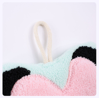 Cute Powerful Water-absorbing Hand Towel Wall-mounted Bathroom Use Small Hand Towel for Washing Hands Kitchen Cartoon Hand Towel