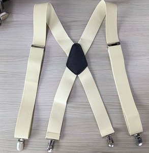 Heavy Duty Strong Clip Ajustable Elástico Ancho X-Back Suspender para hombres Pantalones - Product Image 5