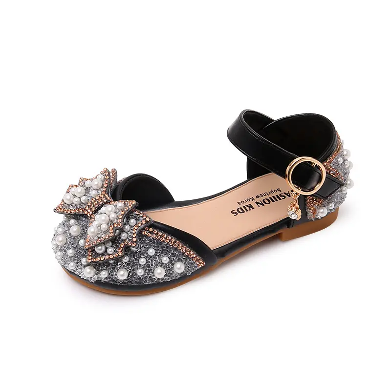 2022 Fashion Trending Baby Girl Birthday Shoes Kids Children's Princess Dress Shoes