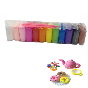 Vente en gros d'argile à séchage à l'air non toxique super légère de la marque SIWEI, 12 couleurs, jouet artisanal doux pour enfants, design personnalisé pour le modelage - Product Image 1