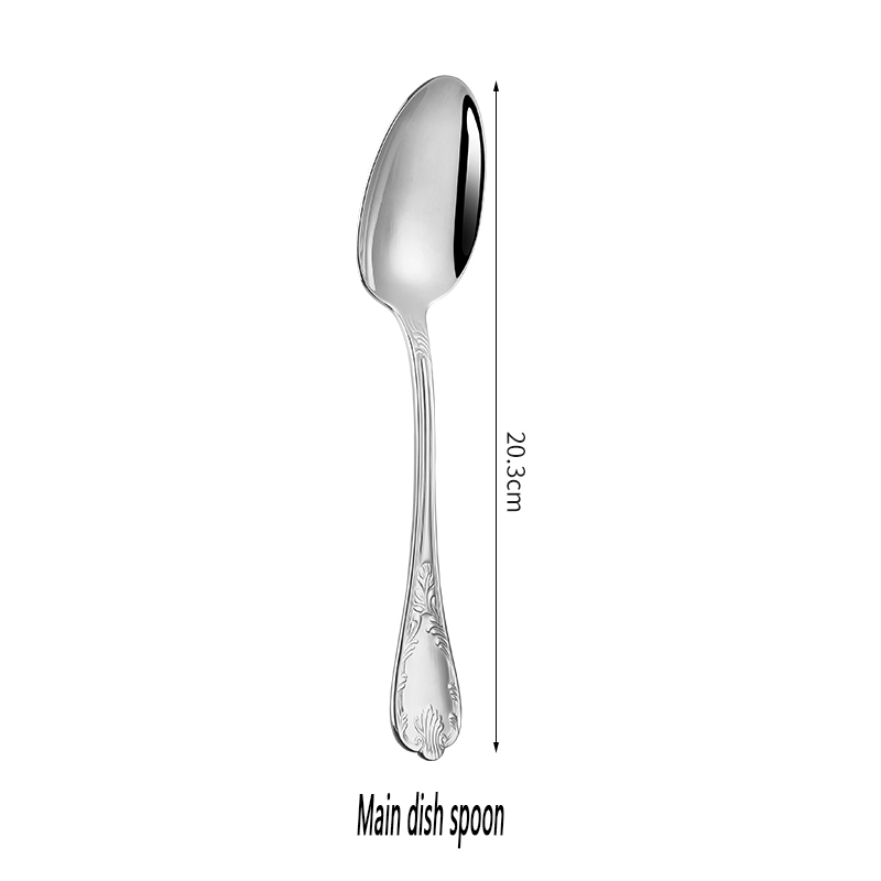 Cuillère de table argentée