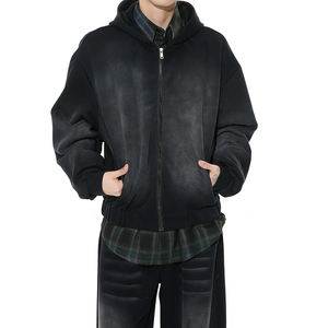 Designer <strong>Men</strong> Sweatsuit Two Piece Set Plus Size Tracksuits for <strong>Men</strong> Custom Design Dirty Dyed Old Zipper Jogger Jacket <strong>Men</strong> <strong>Pantsuit</strong> - Product Image 1