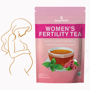 Aeglewell khả năng sinh sản trà với Hữu Cơ Chasteberry & Red <span class=keywords><strong>Raspberry</strong></span> lá để giúp với thụ thai rụng trứng - Product Image 1