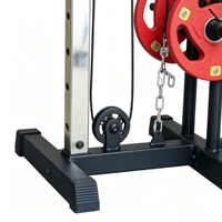 Machine de traction dorsale murale multifonction intégrée pour l'entraînement musculaire des dos, des épaules et des bras – Fitness et musculation