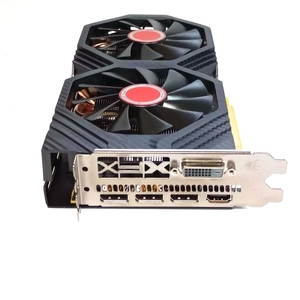 Tarjeta Gráfica XFX Radeon 580 de 8GB Negra con Puerto DisplayPort DVI 2304SP para Juegos de PC, GPU RX 580 2304SP - Product Image 6