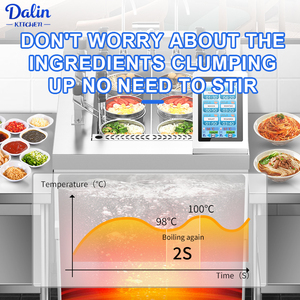 Máy nấu mì thương mại, điện, luộc mì 3 đầu, tự động nâng thông minh, nấu mì ramen, mì ống - Product Image 6