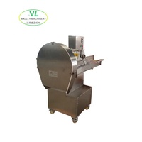 Hete Aanbieding Automatische Gemotoriseerde Industriële Fruit- en Bladgroente Snijmachine Spinazie Shredder Peterselie Snijder Multifunctioneel