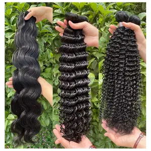 Wholesale hair vendors African extension body wave raw virgin Indian human hair weave bundles for women in bulk