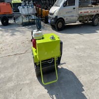 Compacteur vibrant à tambour unique portable de 300 kg pour la compactation du sol et de l'asphalte