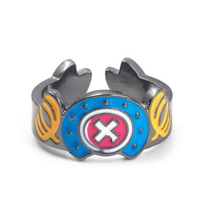 Wowei Anime un pezzo cappello di paglia pirati <span class=keywords><strong>anello</strong></span> Luffy Zoro Sanji Nami Robin Chopper Cosplay Ring - Product Image 6