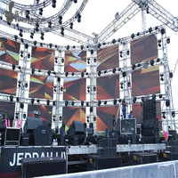 Structure de scène portable pour DJ, événements de petite taille, bar, structure carrée triangulaire, installation facile, structure de scène pour DJ