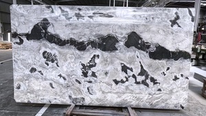 Dalles <span class=keywords><strong>de</strong></span> quartzite gris huître blanc bleu <span class=keywords><strong>atlantique</strong></span> naturel brésilien poli pour carreaux muraux comptoirs <span class=keywords><strong>de</strong></span> cuisine pour Villa Arctic - Product Image 5
