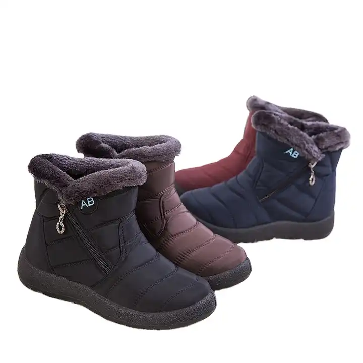 2021 Winter New Women's Snow Boots Women Ankle Boots Ladies