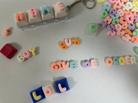 Accessoires de lettres miniatures 1,3 cm pour DIY Clicker Basic Name, jouet Clicker DIY, jouet anti-stress, accessoires de kit DIY