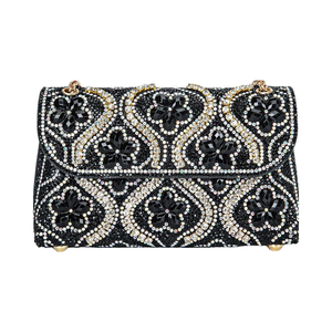 Bolso de Mano de Noche Elegante Hecho a Mano, Bolso de Hombro Cuadrado, Bolso Cruzado de Lujo con Cadena Individual, Mini Bolsos para Damas - Product Image 1