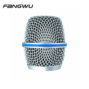 Silver Grille Mesh Ball Head For Shure Beta Replacement