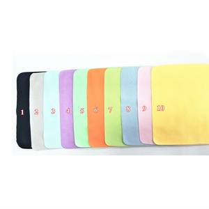 Chiffon de nettoyage en flanelle à deux côtés en microfibre, logo personnalisé écologique - Product Image 2