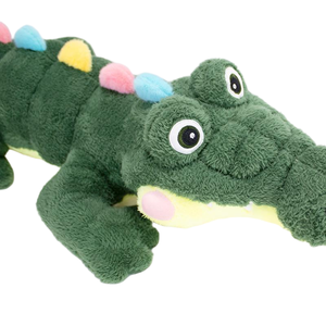 Peluche Crocodile Personnalisable en Coton PP Super Doux et Adorable avec Broderie Animale – Coussin de Dessin Animé de Haute Qualité - Product Image 3