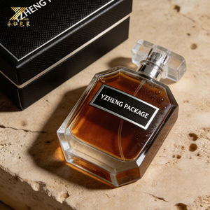 YZ-Luxury Flacon de parfum en verre octogonal taillé en diamant - 30ml 50ml 100ml Vaporisateur à brume fine en cristal de silex de haute qualité pour marques de niche - Product Image 6