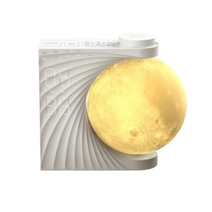 Simulated Sunrise Wake Up Alarm Clock With Moon Night <b>Light</b> And White Noise <b>Sleep</b> Aid For Study Desk Use - Product Image 1