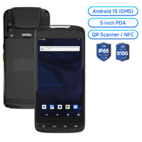 Emdoor PDA Resistente de 5 Pulgadas con Android 15, 3G/4G, NFC, ARM Octa-Core, IP65, Escáner de Código de Barras, Protección Contra Caídas, NFC Disponible en Stock