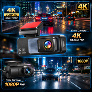 Nouvel Enregistreur Vidéo <span class=keywords><strong>de</strong></span> Voiture 4K Wi-Fi GPS, Caméra <span class=keywords><strong>de</strong></span> Tableau <span class=keywords><strong>de</strong></span> Bord Double Objectif Avant et Arrière 4K, Dashcam pour Véhicule - Product Image 5