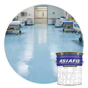 Kit de revêtement de sol époxy autonivelant Asiafix haute performance en 2 composants, application <span class=keywords><strong>au</strong></span> couteau, résistant aux produits chimiques, pour garage - Product Image 2