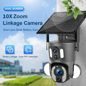 كاميرا Wistino الشمسية 4G بدقة 3K وعدسة مزدوجة ولوحة شمسية 9 واط وتقريب بصري 50X وتطبيق Ubox ومستشعر PIR مزدوج بتقنية الذكاء الاصطناعي للكشف عن الإنسان - Product Image 2