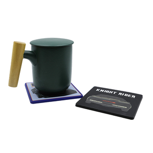 Customized Film Movie Collection Car Element Coaster <b>Set</b> <b>Square</b> Plastic Mats Retro Design Non-Slip Cup Pad - Product Image 4