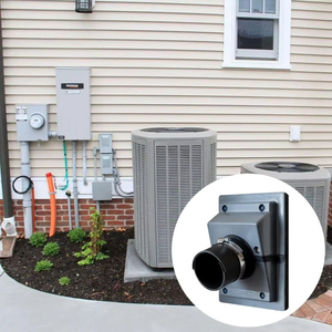 ชุดฝาครอบท่อ HVAC สำหรับทะลุผนังพลาสติก ขนาด 4.5/6 ซม. พร้อมฝาแยก ติดตั้งง่ายและพกพาสะดวก - Product Image 2