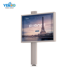 <span class=keywords><strong>Cartelera</strong></span> Doble Cara para Calle de 4m*3m, 2.5m de Altura, Lona de Vinilo Anti-UV, Sistema de Cambio Rápido, Resistente a la Intemperie IP54, Montaje en Suelo - Product Image 1