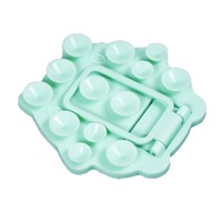 Nouveau support de téléphone à ventouse en silicone avec stabilisation d'image, support universel pliable pour utilisation au lit