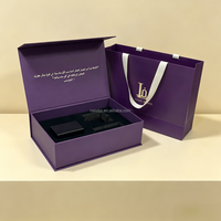 Boîte d'emballage de parfum originale de haute qualité personnalisée, boîte cadeau de luxe haut de gamme pour parfum masculin 100 ml avec sac