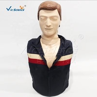 Mannequin de RCP demi-corps en PVC écologique, modèle d'entraînement aux premiers secours avec anatomie détaillée pour l'enseignement et la pratique médicale d'urgence