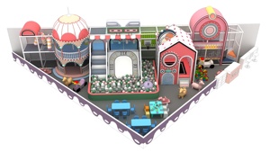 Parque Infantil Interior con Diseño Personalizado, Temática Espacial Comercial, Equipamiento de Juego Interior, Área de Juego para Niños, Juegos Blandos para Niños - Product Image 3