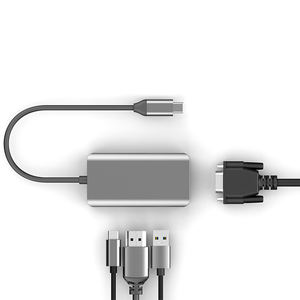 Hub USB C 4 en 1, Adaptador Multipuerto Tipo C para Mac, <span class=keywords><strong>MacBook</strong></span> <span class=keywords><strong>Pro</strong></span>, iPad, XPS, Surface <span class=keywords><strong>Pro</strong></span> - Product Image 1